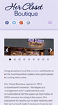 Mobile Screenshot of herclosetboutique.com